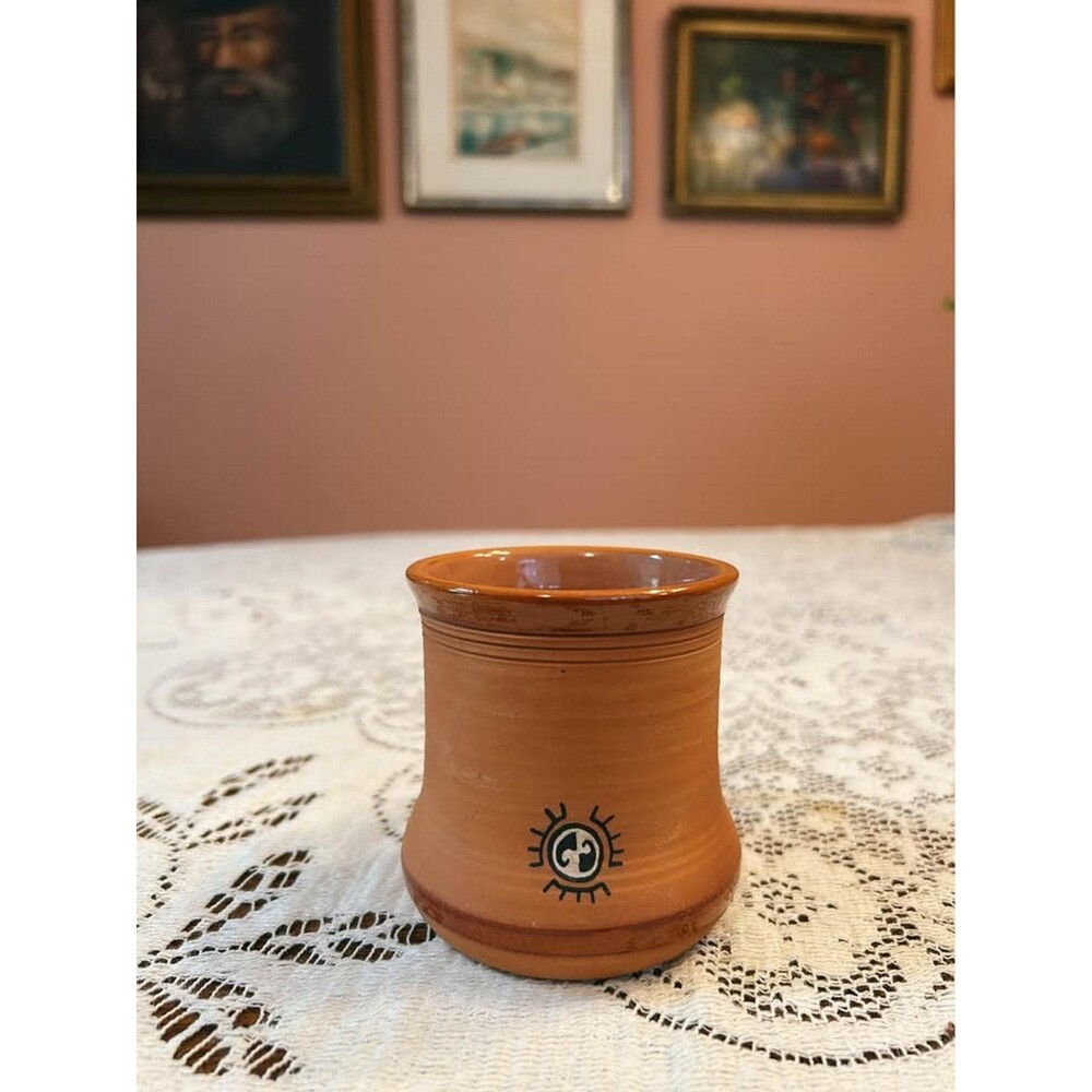 Vintage Southwest Terracotta Clay Studio Pottery Mug
